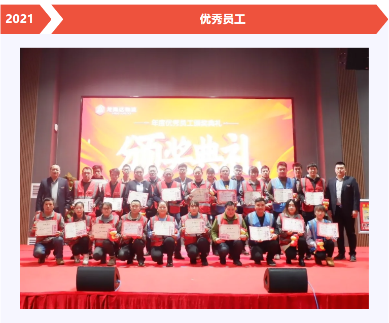 Z6尊龙凯时物流年度优秀员工颁奖典礼